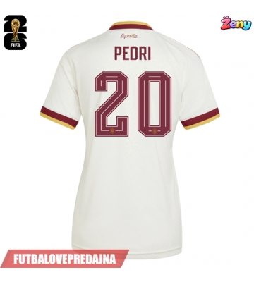 Lacne Ženy Futbalové dres Španielsko Pedri Gonzalez #20 MS 2026 Krátky Rukáv - Preč